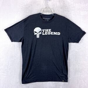 Forged The Legend Tshirt Mens XL Black Punisher Skull Military Veteran Navy Seal